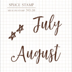 MU My Icon Clear Stamp Set - Months (set of 6) - Image 5