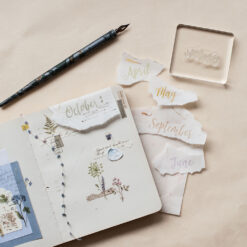MU My Icon Clear Stamp Set - Months (set of 6)