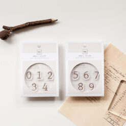 MU My Icon Clear Stamp Set - Big Numbers (set of 2)