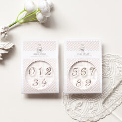 MU My Icon Clear Stamp Set - Big Numbers (set of 2) - Image 8