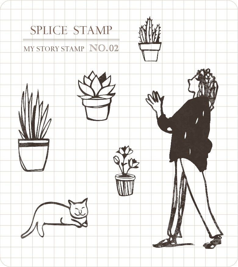 MU My Story Clear Stamp Set no. 02