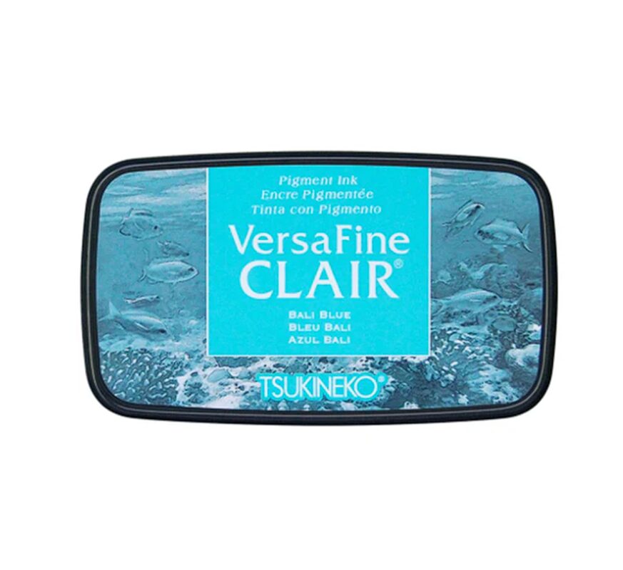 Tsukineko VersaFine Clair Pigment Ink - Bali Blue (NEW colour)