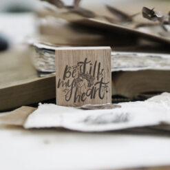 Black Milk Project Prayer Rubber Stamp - Be Still my Heart