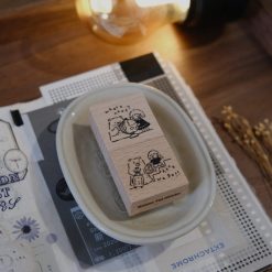 CHECK PRICE Eileen Tai Bear & Girl Travelling Rubber Stamp