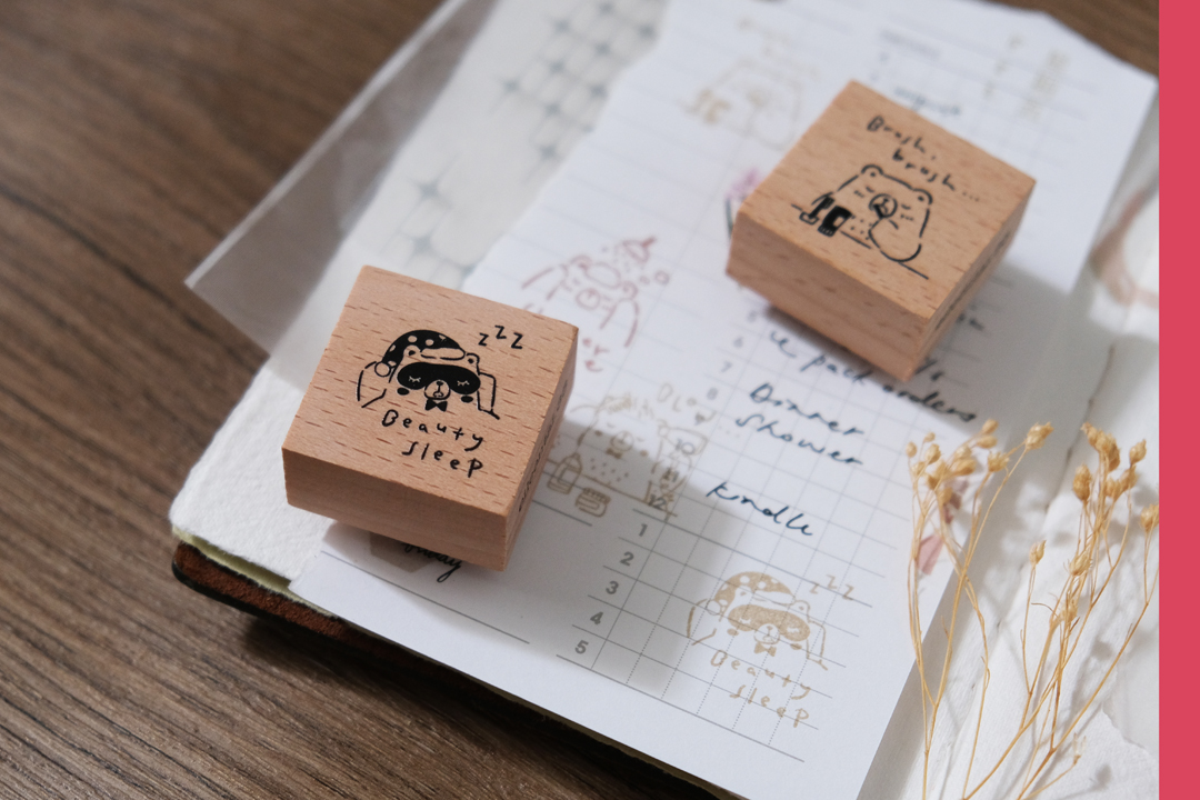 Eileen Tai Beary Ordinary Days II Rubber Stamps