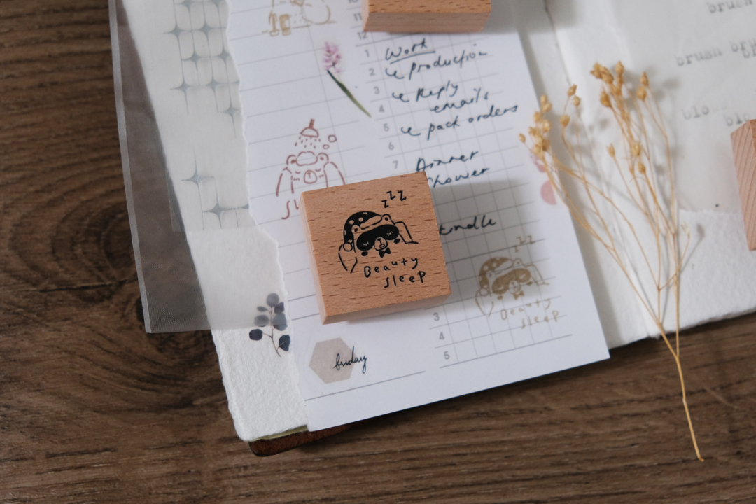 Eileen Tai Beary Ordinary Days II Rubber Stamps