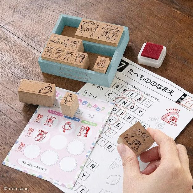 Beverly x Mofusand Wooden Stamp Set