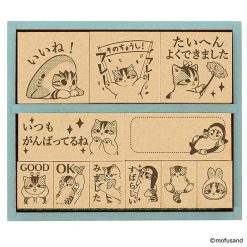 Beverly x Mofusand Wooden Stamp Set