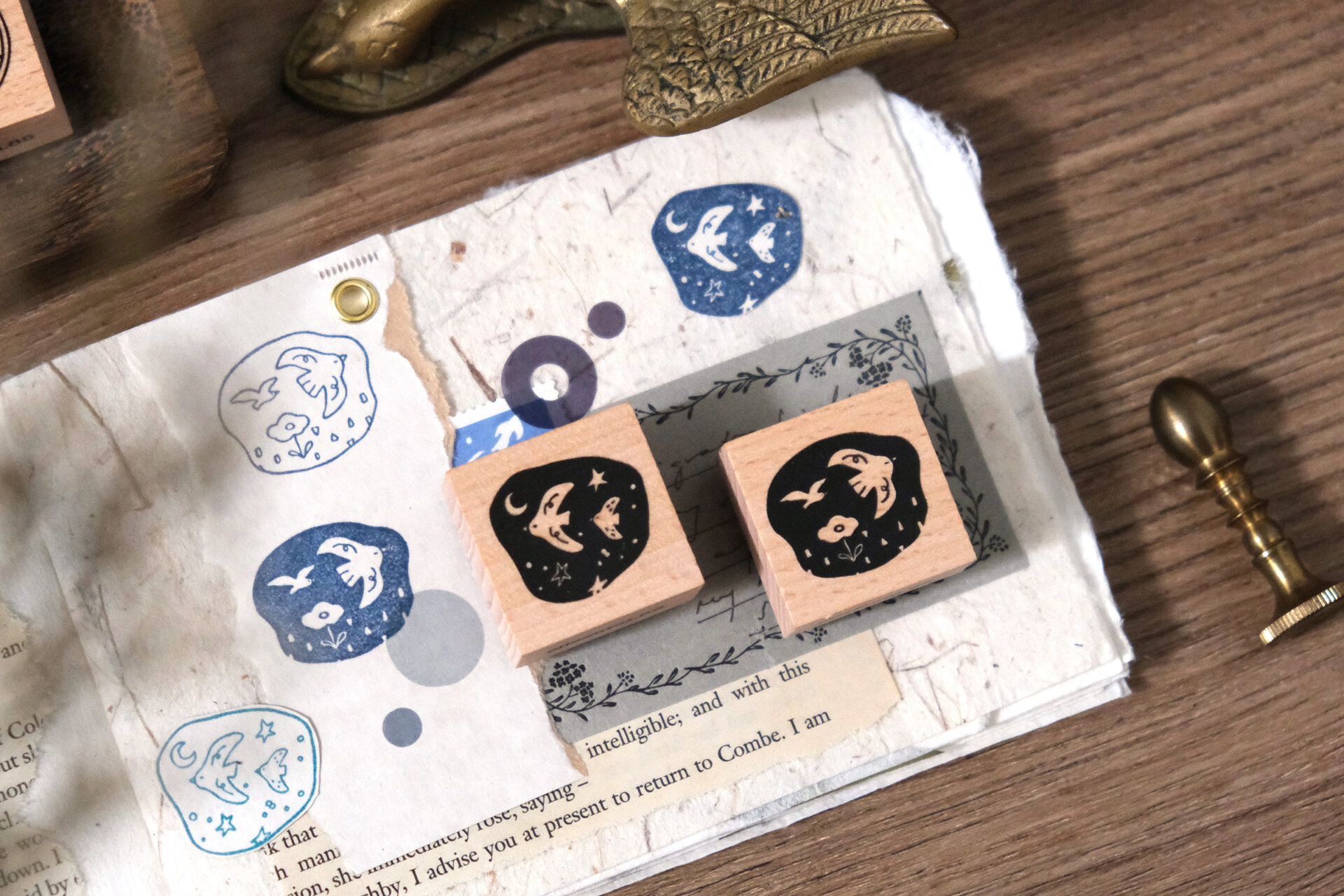 Eileen Tai Rubber Stamps "Birds Day & Night" - Image 3