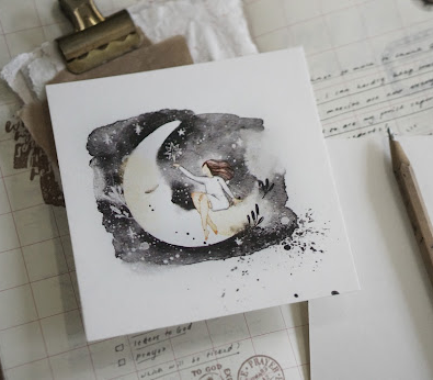 Black Milk Project Postcard - Moon