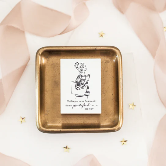 Blinks of Life Rubber Stamp - A Grateful Heart