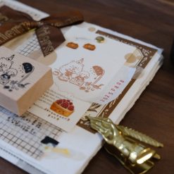 CHECK PRICE Eileen Tai Bear & Girl Blissful Days Rubber Stamp
