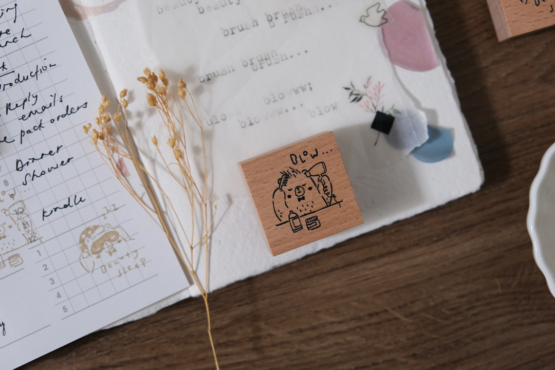 Eileen Tai Beary Ordinary Days II Rubber Stamps