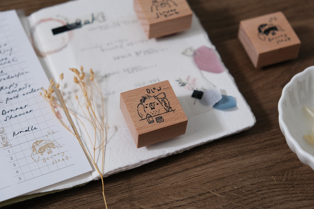 Eileen Tai Beary Ordinary Days II Rubber Stamps