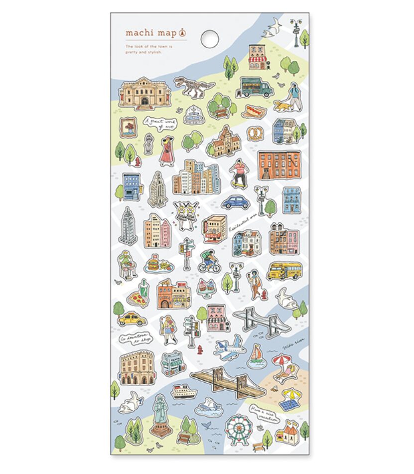 Mind Wave Machi Map Stickers (6 designs)