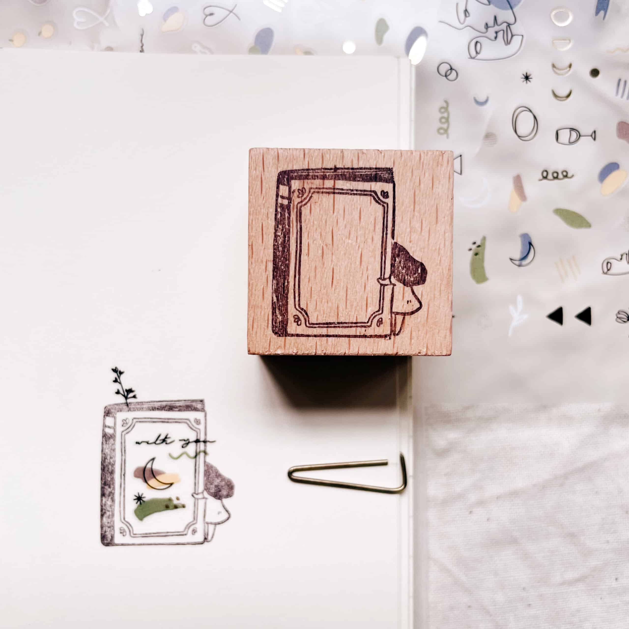 Ms Bulat Rubber stamp - Booked Me Some Joy