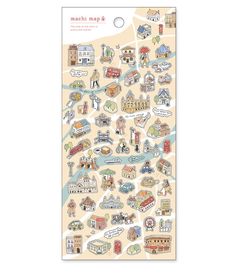 Mind Wave Machi Map Stickers (6 designs)