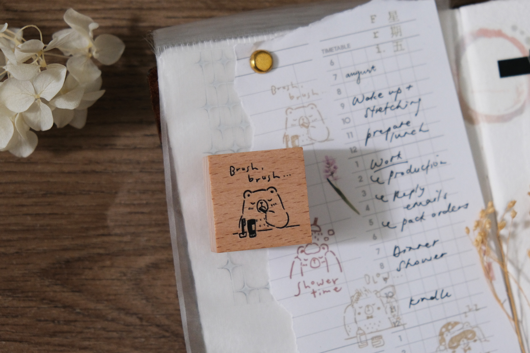 Eileen Tai Beary Ordinary Days II Rubber Stamps