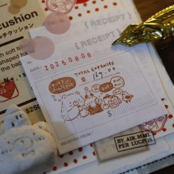 Eileen Tai Bear & Girl Buy or Bye Rubber Stamp