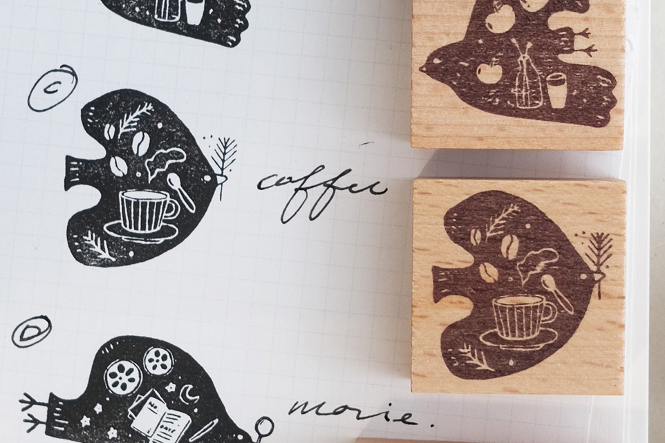 Kurukynki NonChalant Collection - Non-Birds Rubber Stamps