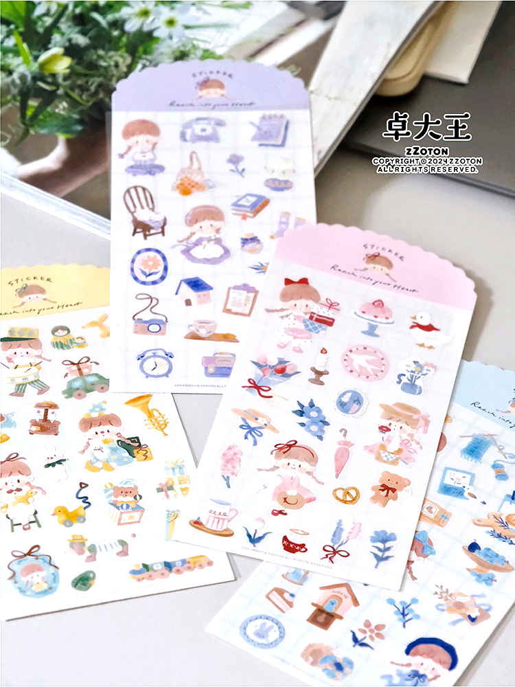Molinta Sticker Sheets - Retro