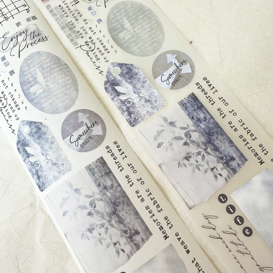 Journal Pages Tape - To Be Continuous (washi and PET)