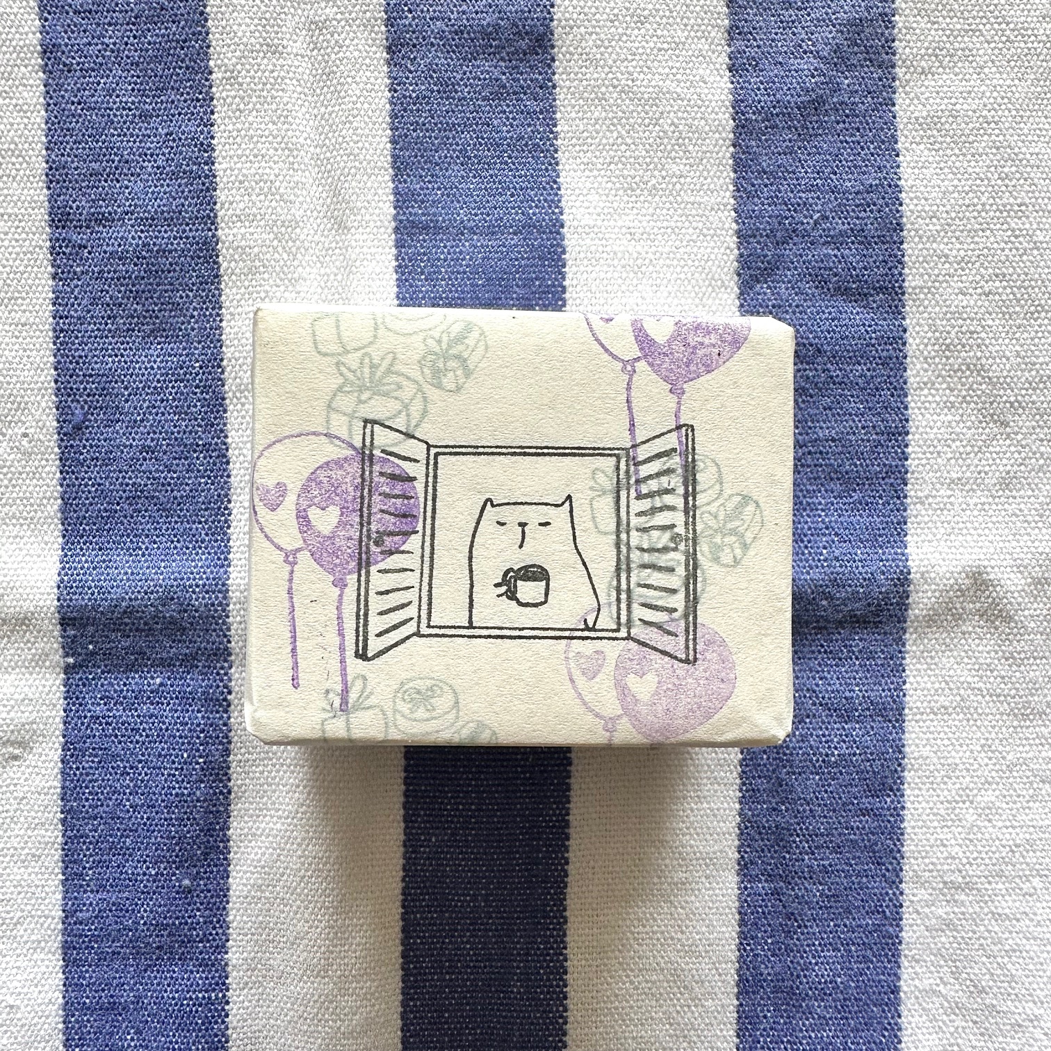 Catdoo Rubber Stamp - Coffee By The Window - Image 2