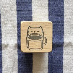 Catdoo Rubber Stamp - Coffee Label - Image 2