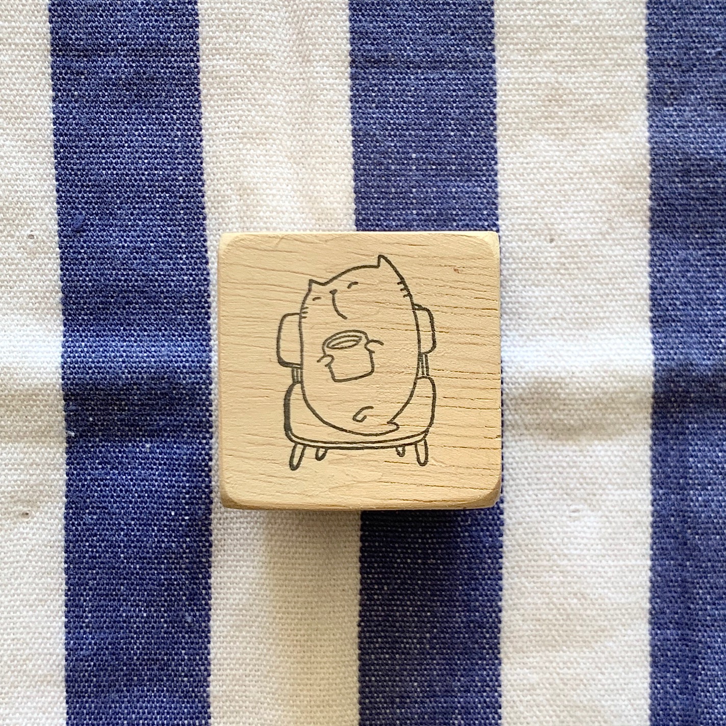 Catdoo Rubber Stamp - Enjoy My Coffee - Image 2