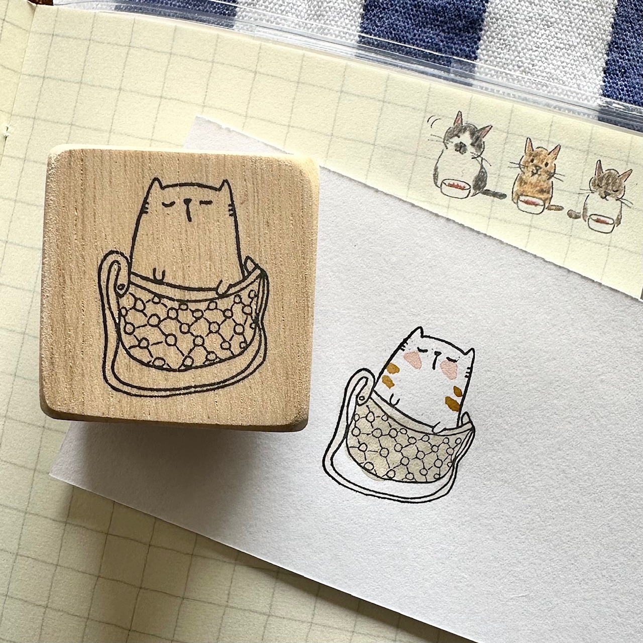 Catdoo Rubber Stamp - Favourite Sling Bag
