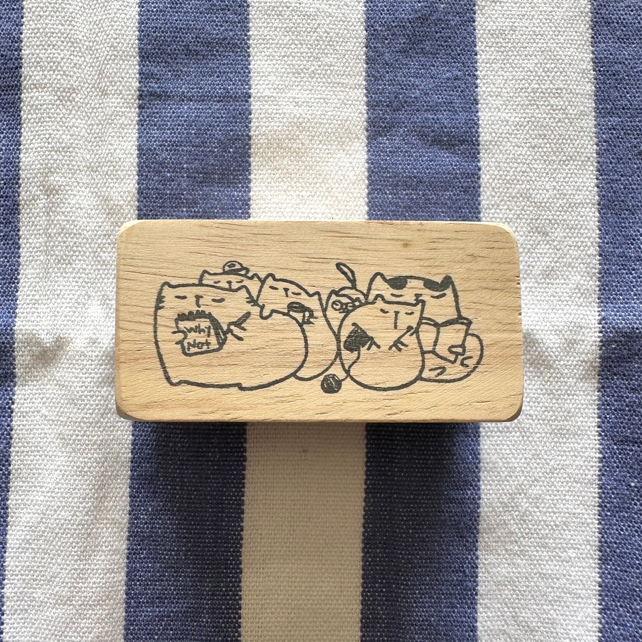 Catdoo Rubber Stamp - Good Time With Cats - Image 2