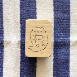 Catdoo Rubber Stamp - Lico Hugging Journal - Image 2