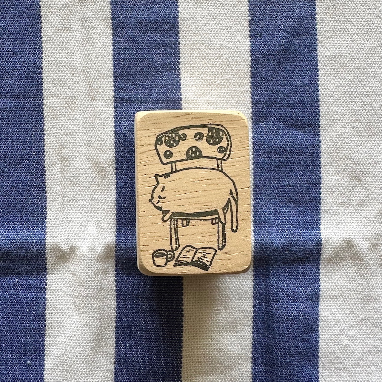 Catdoo Rubber Stamp - Napping - Image 2