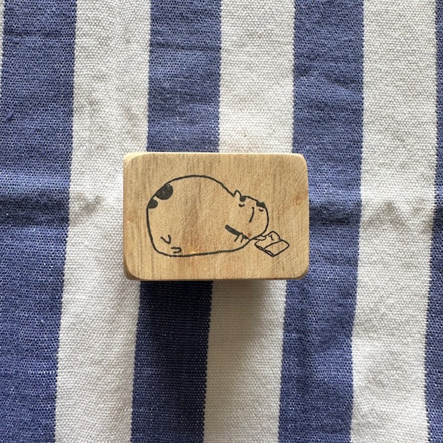 Catdoo Rubber Stamp - Neko Diary Writing - Image 2