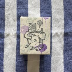 Catdoo Rubber Stamp - New Work Desk - Image 2