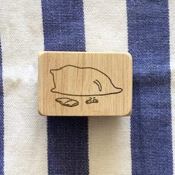 Catdoo Rubber Stamp - Relaxing On Floor - Image 2