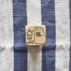 Catdoo Rubber Stamp - Tea Break - Image 2