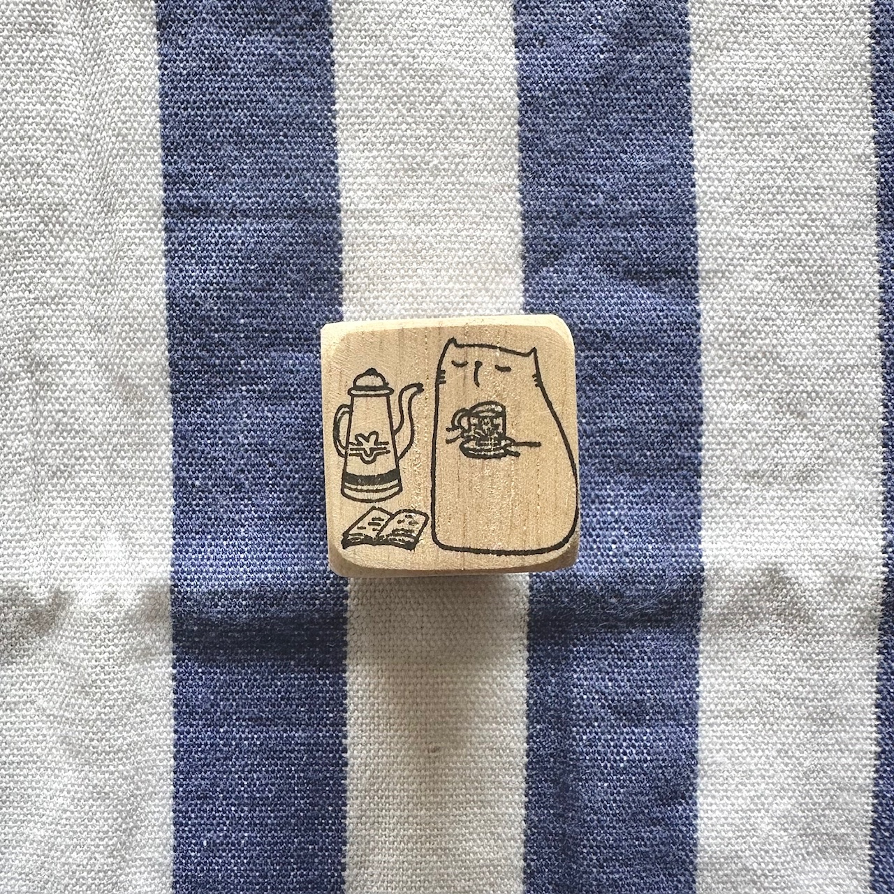 Catdoo Rubber Stamp - Tea Break - Image 2