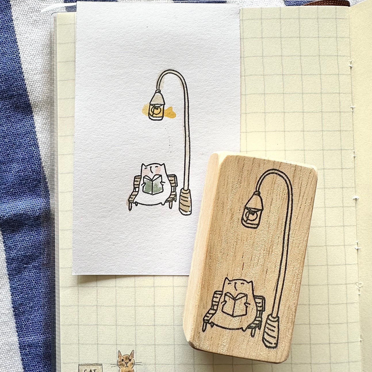 Catdoo Rubber Stamp - Under The Light