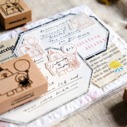 Eileen Tai Bear & Girl Rubber Stamps - Celebration - Image 11