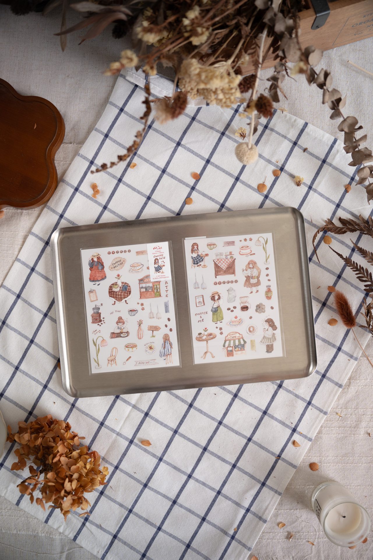 Sho Little Happiness PET Stickers - Coffee Days
