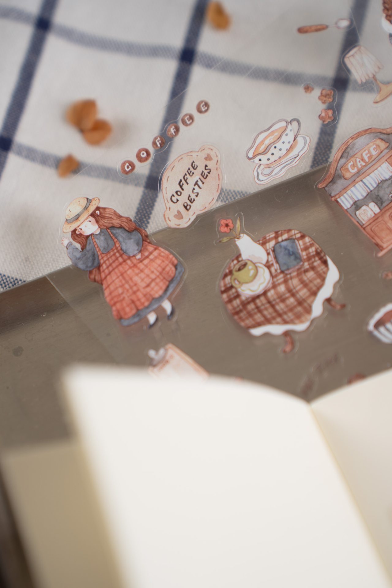 Sho Little Happiness PET Stickers - Coffee Days