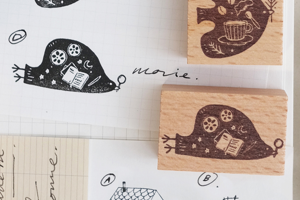 Kurukynki NonChalant Collection - Non-Birds Rubber Stamps