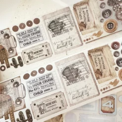 Journal Pages PET Tape - Vintage Ephemera - Image 8