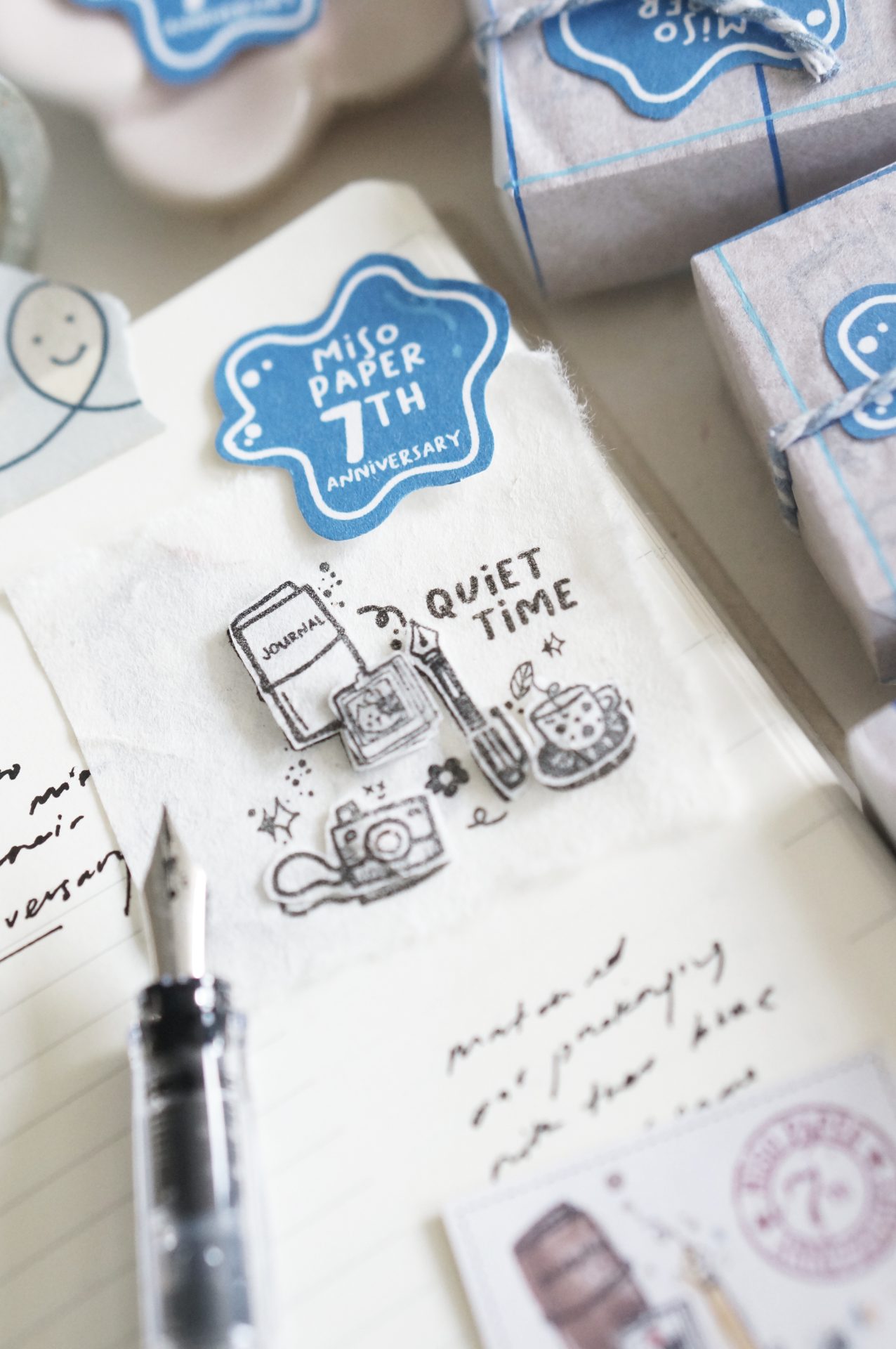 Miso Paper x Black Milk Project - Anniversary Quiet Time Stamp