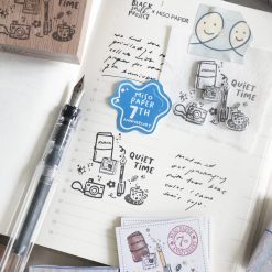 Miso Paper x Black Milk Project - Anniversary Quiet Time Stamp