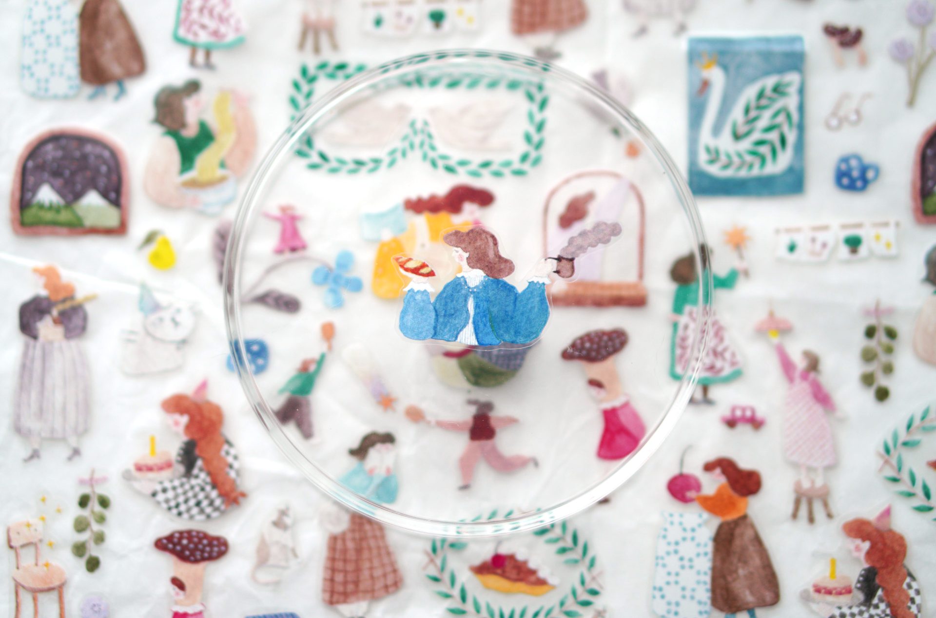 Ivy Snow A Lovely Day Kiss-cut PET Tape