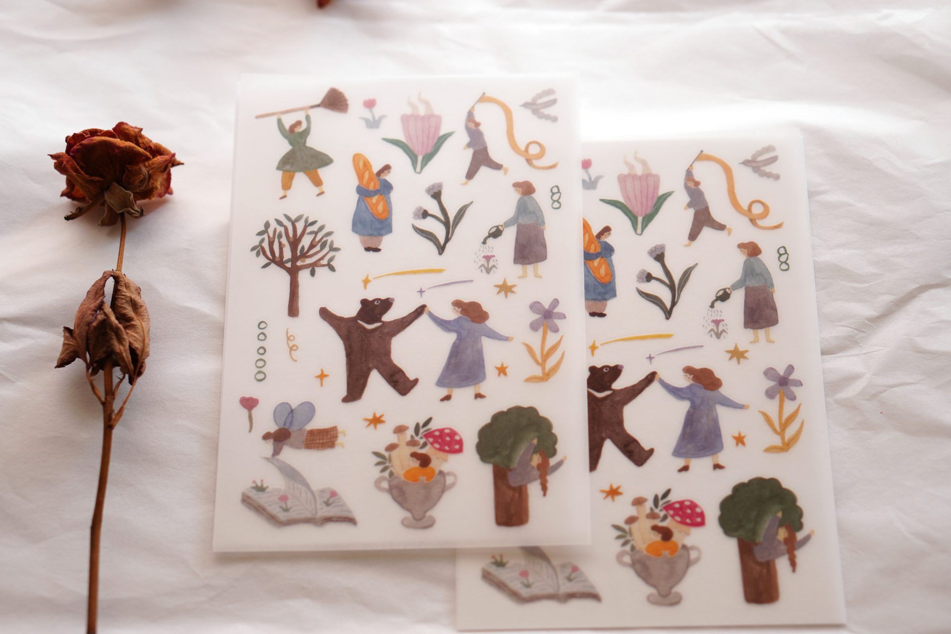 Ivy Snow "Daydream" Transfer Stickers