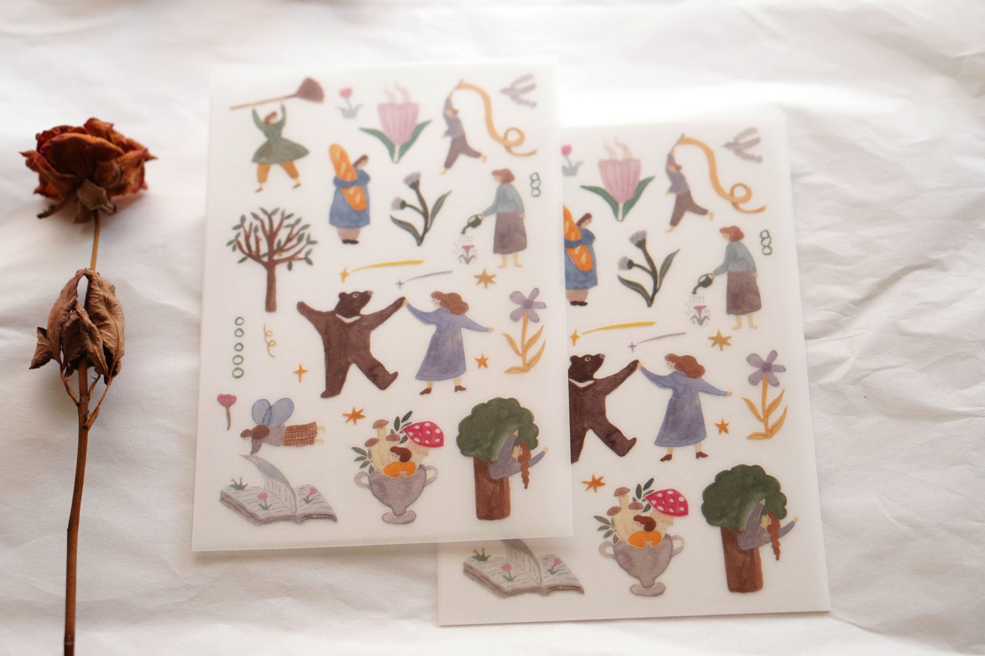 Ivy Snow "Daydream" Transfer Stickers