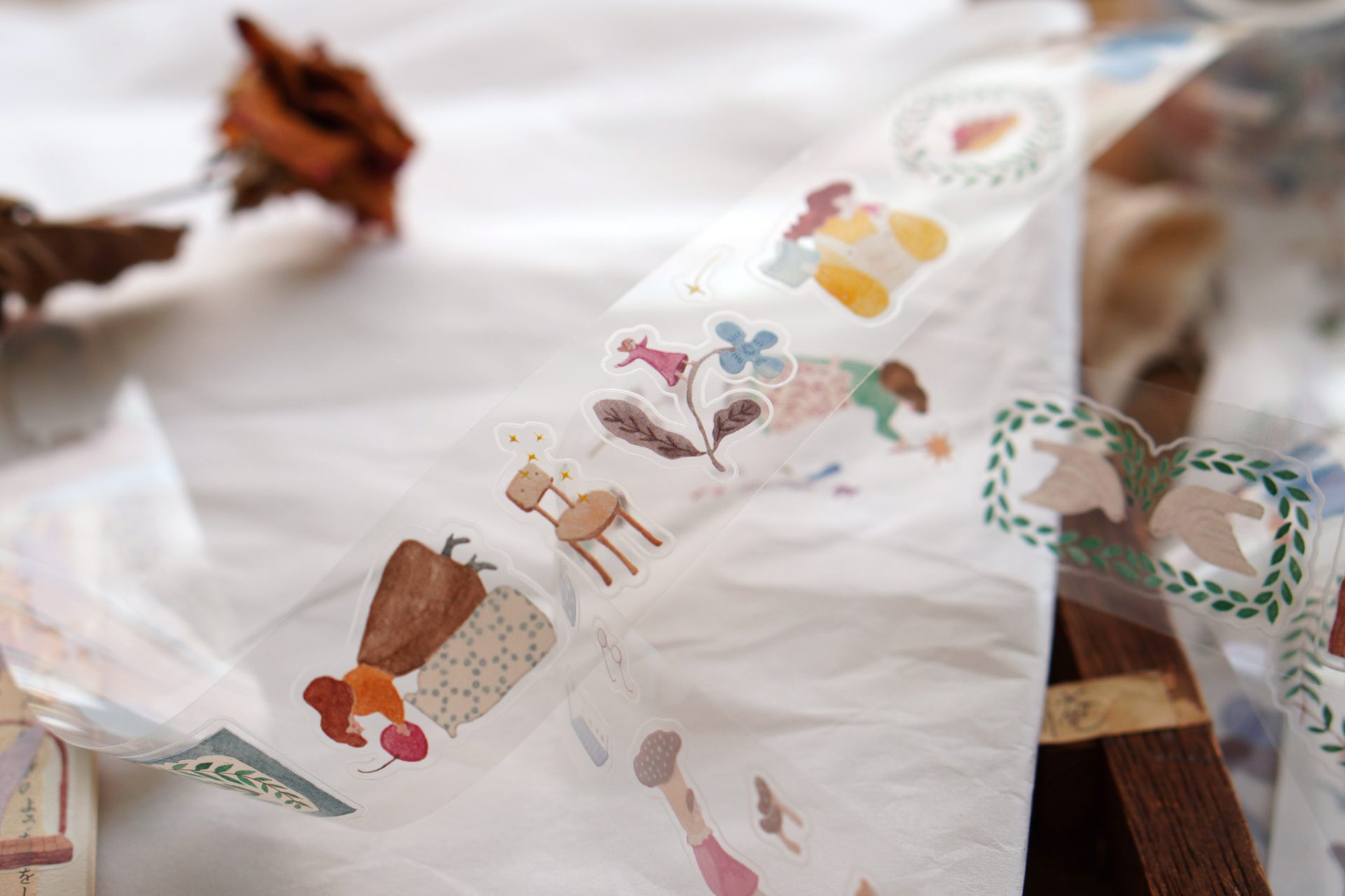Ivy Snow A Lovely Day Kiss-cut PET Tape